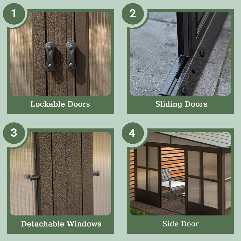 domi wall mounted sunroom#size_12'x16'