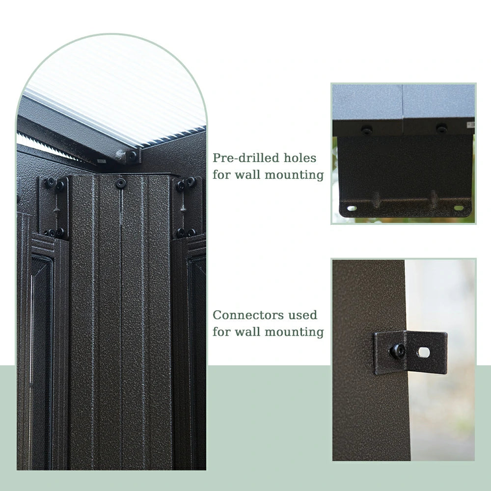 domi wall mounted sunroom#size_12'x16'