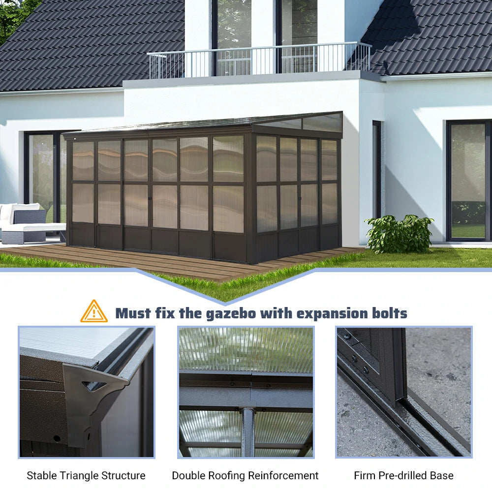 domi wall mounted sunroom#size_10'x14'