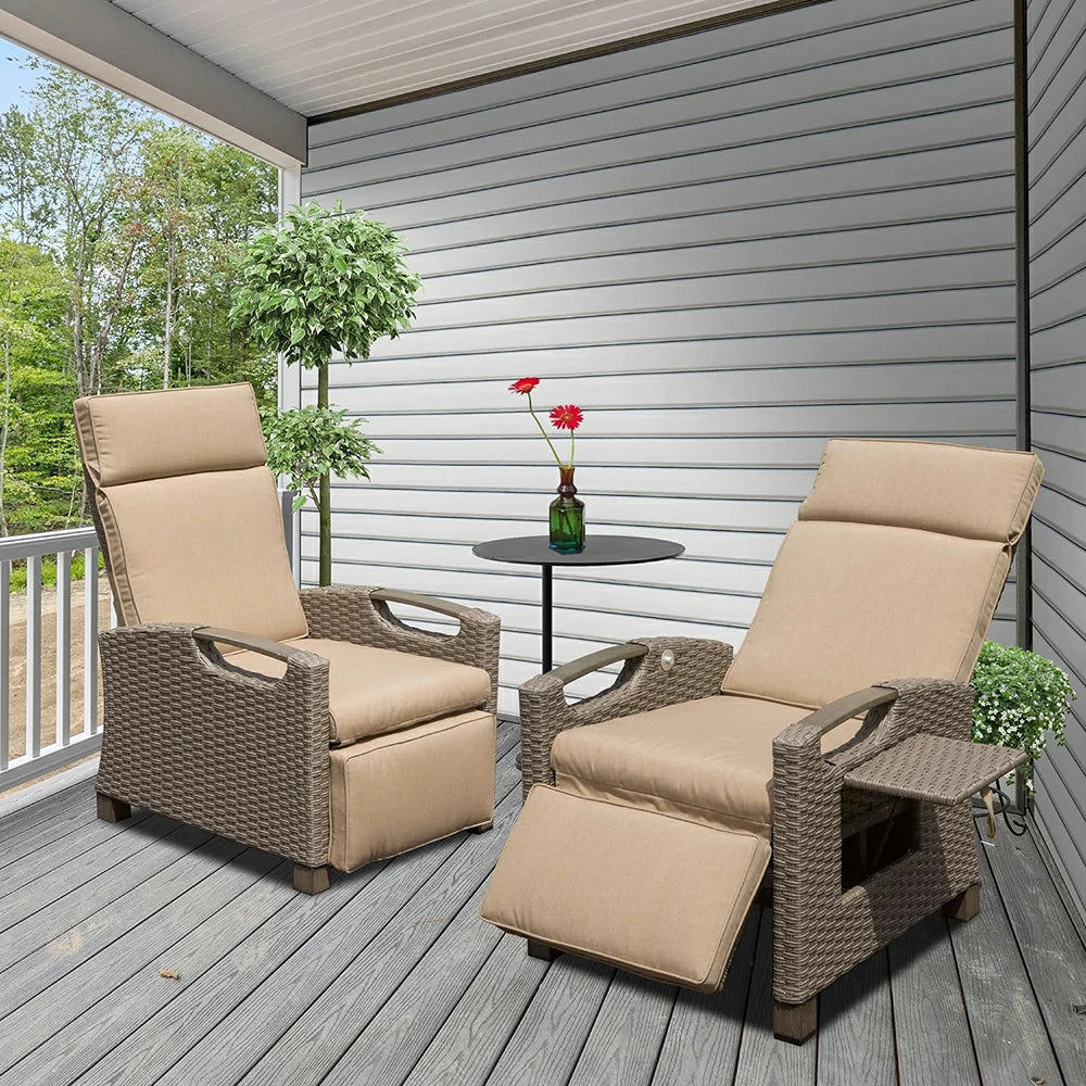 Domi Rattan Lounge Chair#color_Beige