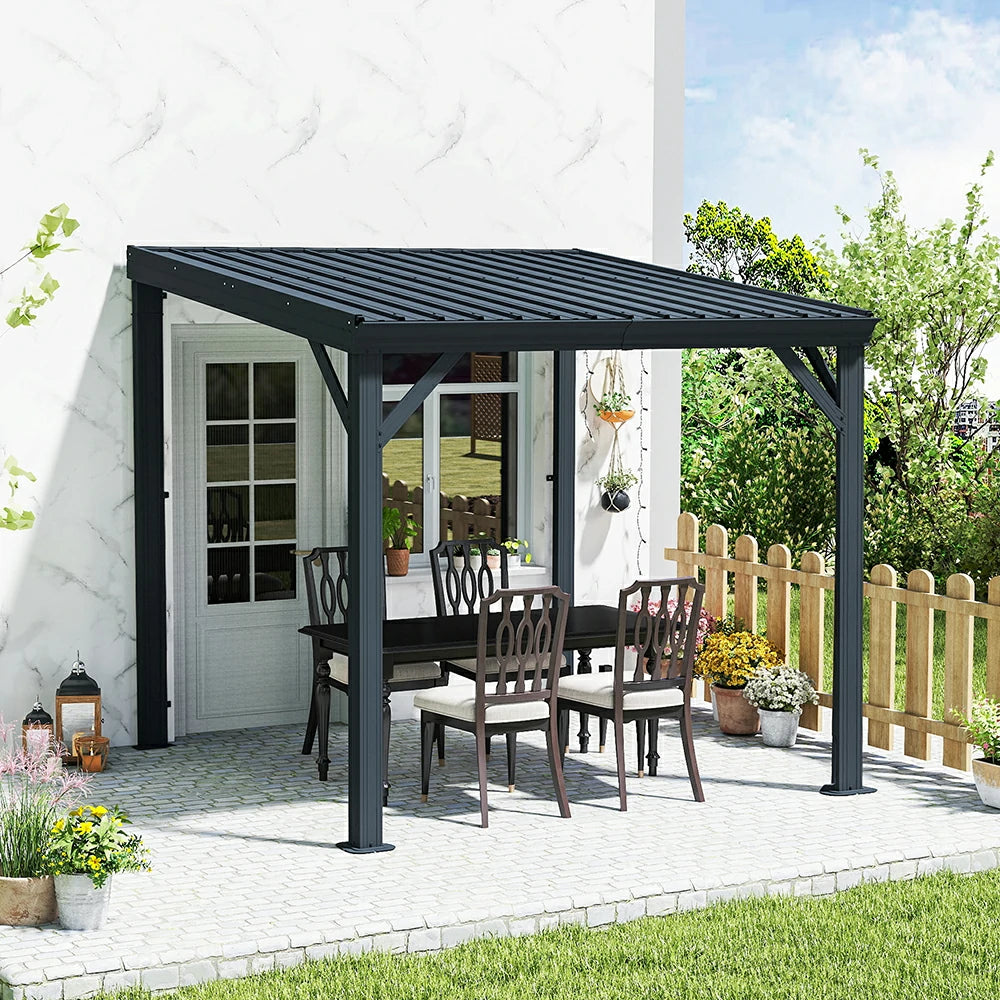 Domi wall mounted gazebo#size_8'x8'