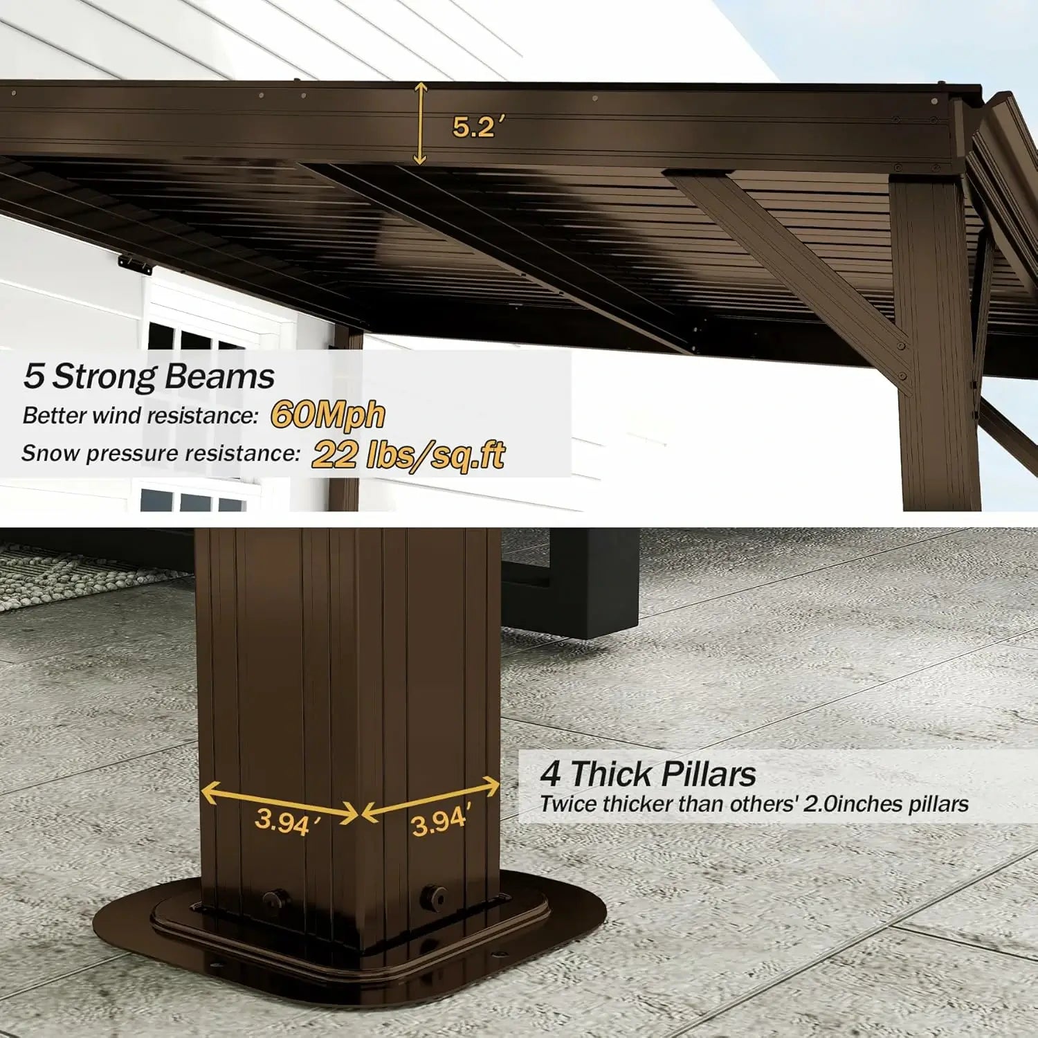 Domi wall mounted gazebo#size_10'x14'