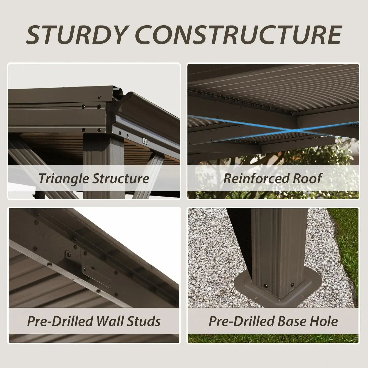 Domi wall mounted gazebo#size_12'x20'