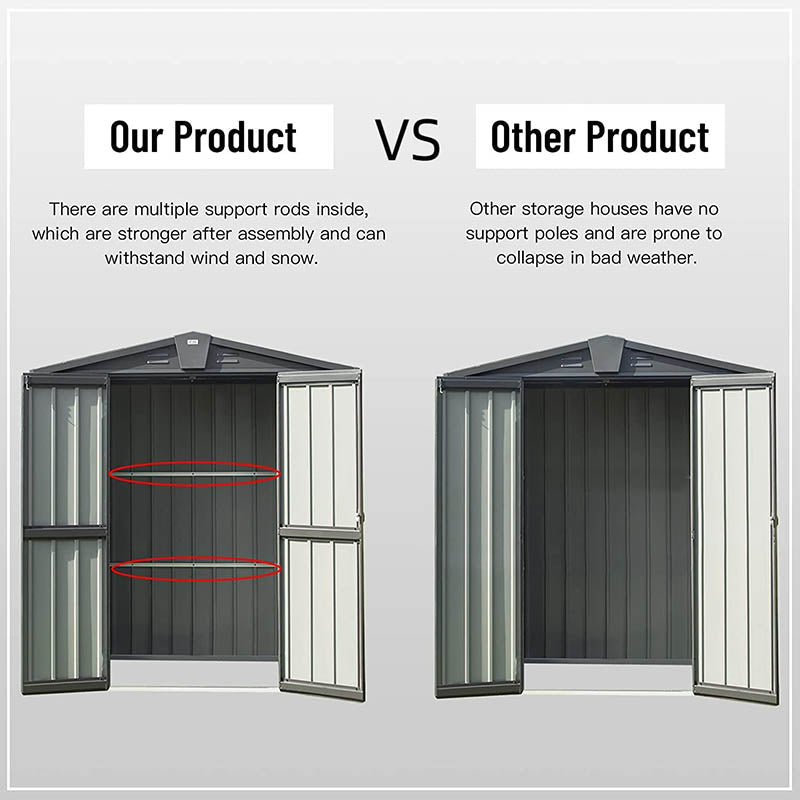 Domi Outdoor Living storage shed#size_5'x3'