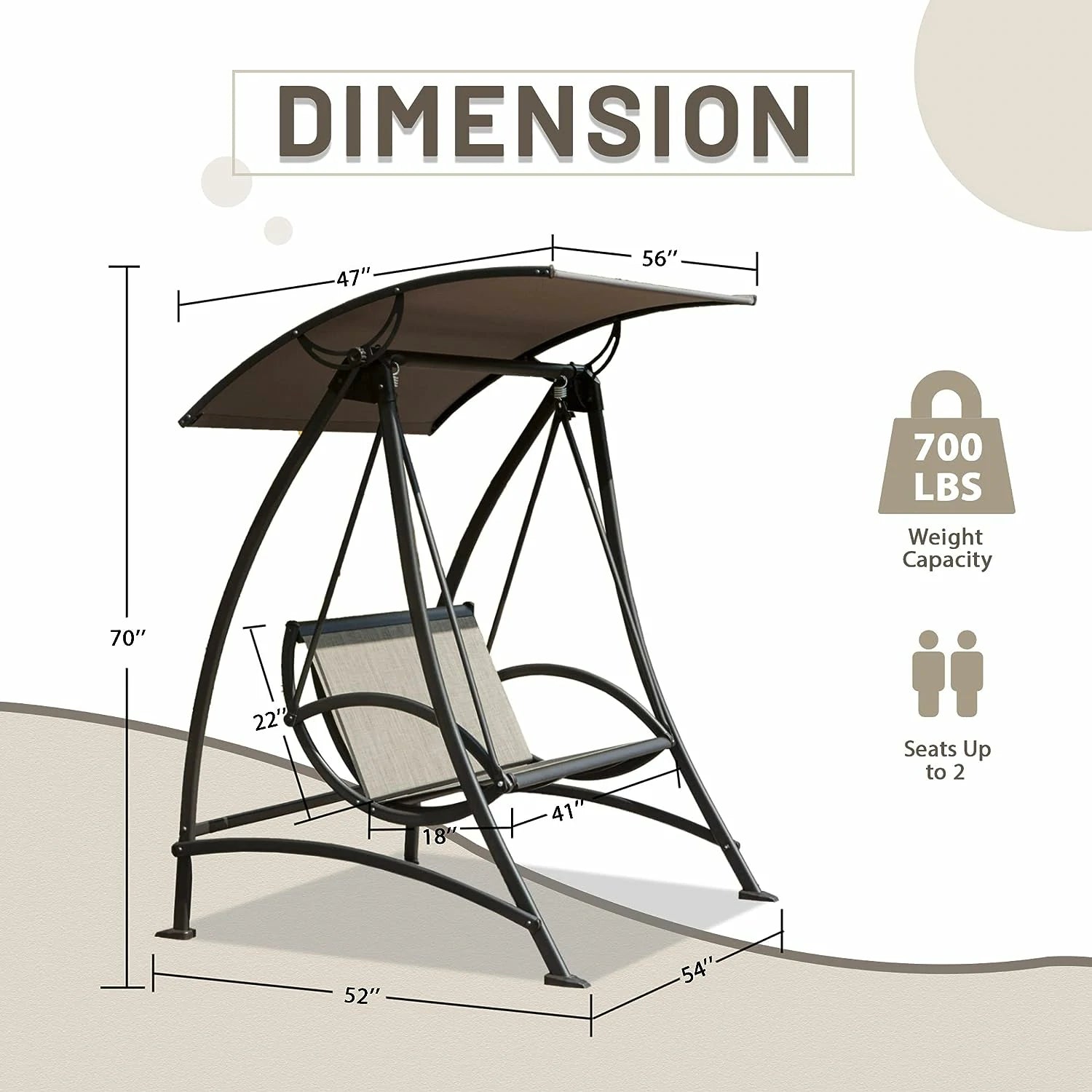 Domi swing#size_2-seat