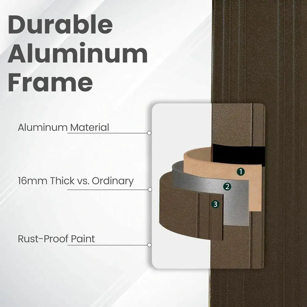 Domi Outdoor Living wall mounted sunroom#size_10' x 12'