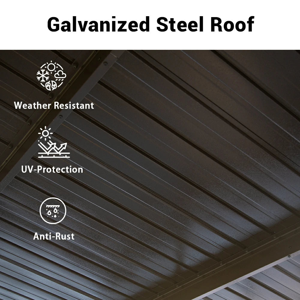 Domi Outdoor Living wall mounted sunroom#size_12' x 20'