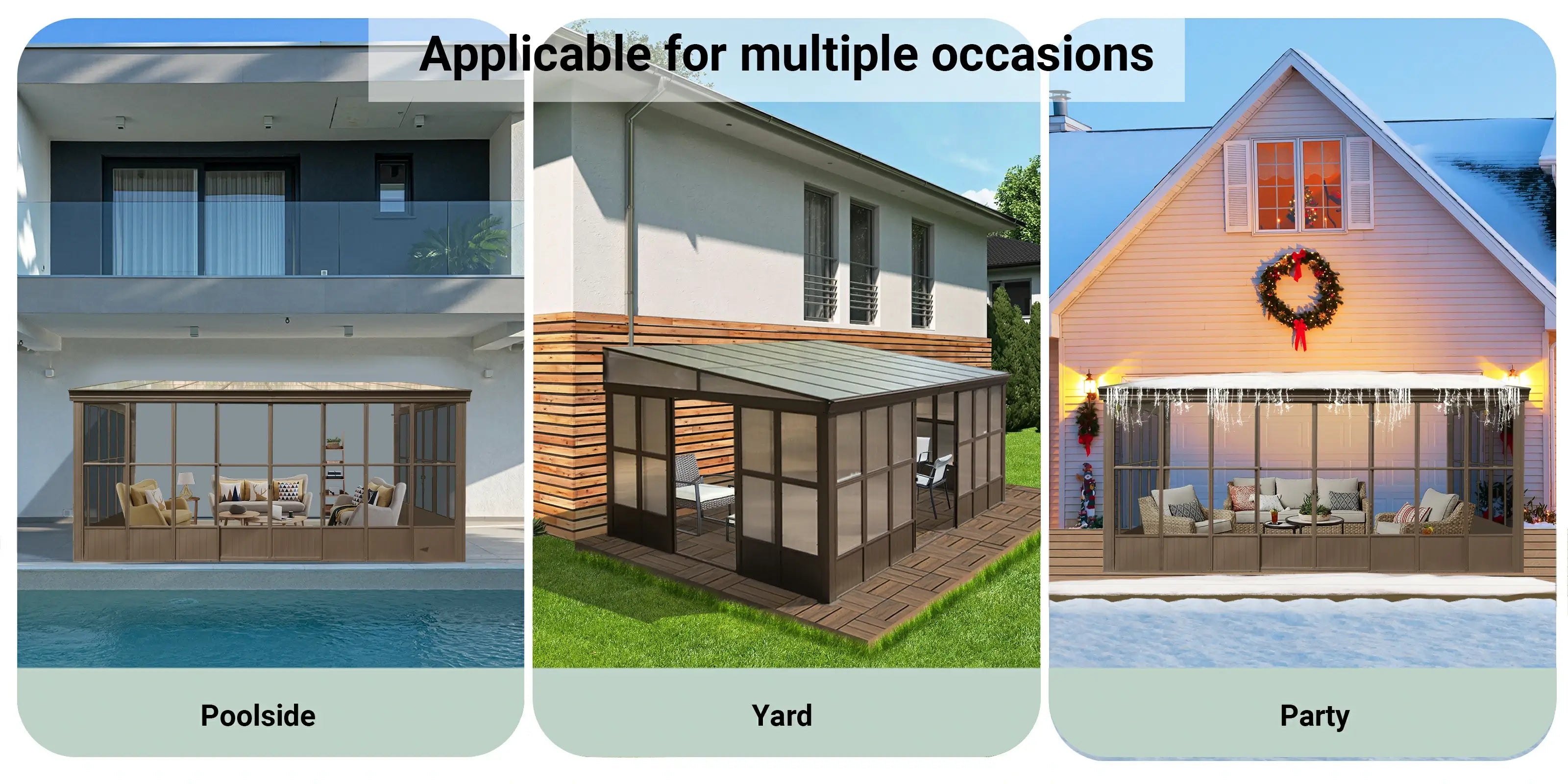 domi wall mounted sunroom