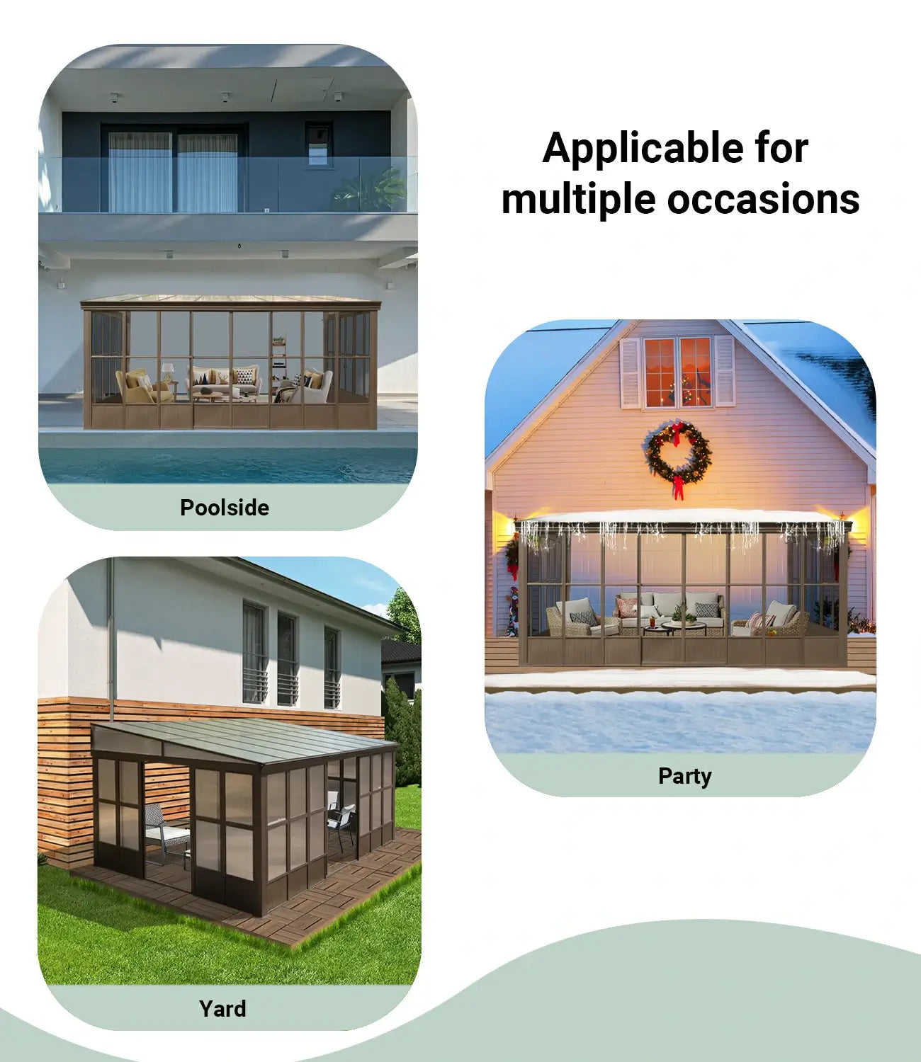 domi wall mounted sunroom