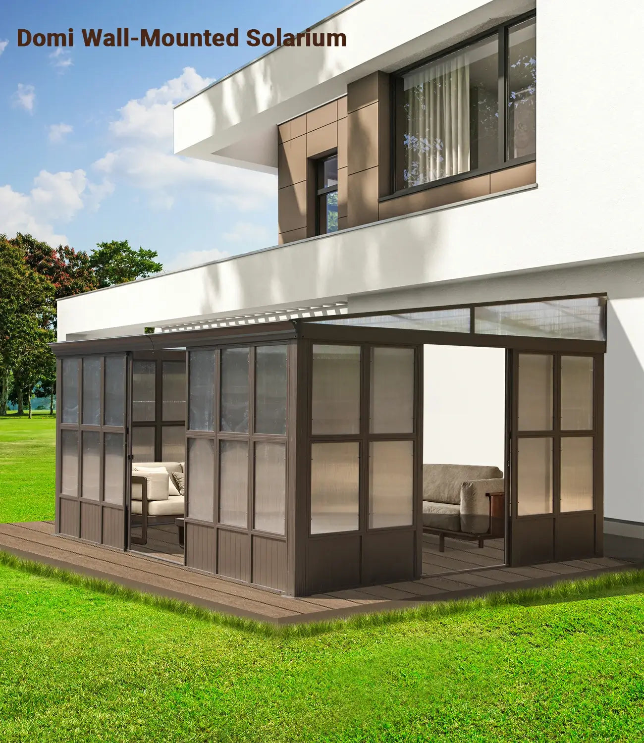 domi wall mounted sunroom