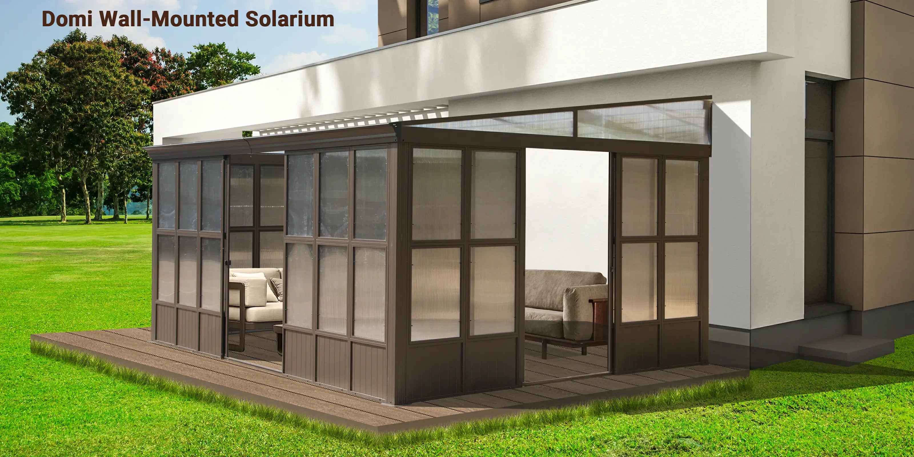 domi wall mounted sunroom