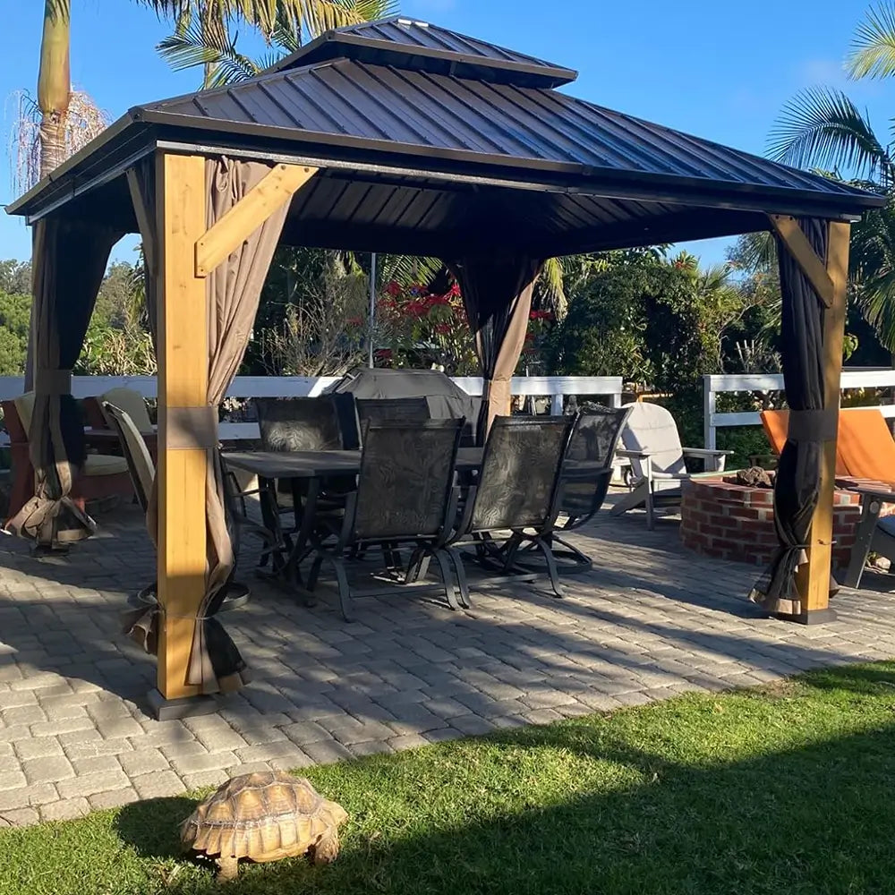 Domi Outdoor Living wood gazebo#size_12' x 12'