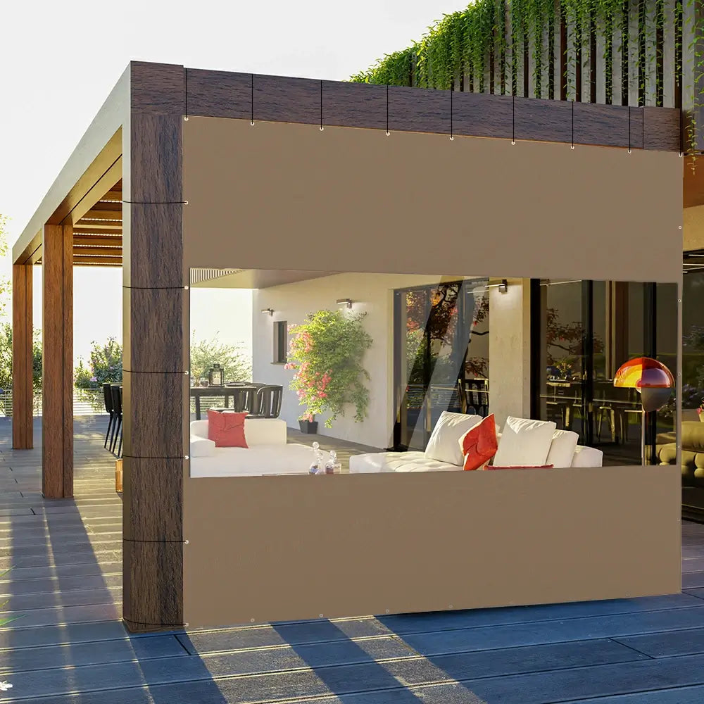 Domi Outdoor Living Outdoor Curtains#Size_10'W×10'H