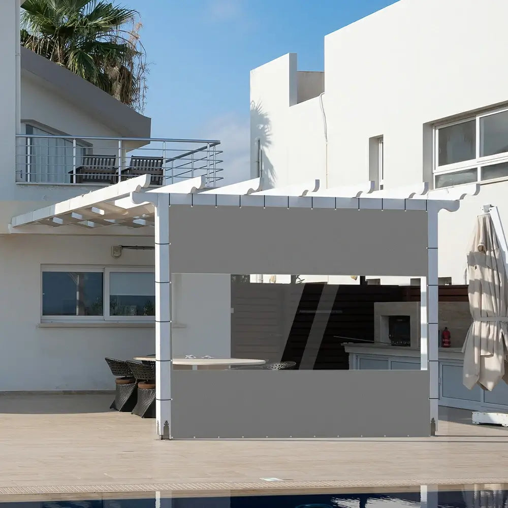 Domi Outdoor Living Outdoor Curtains#Size_13'W×10'H
