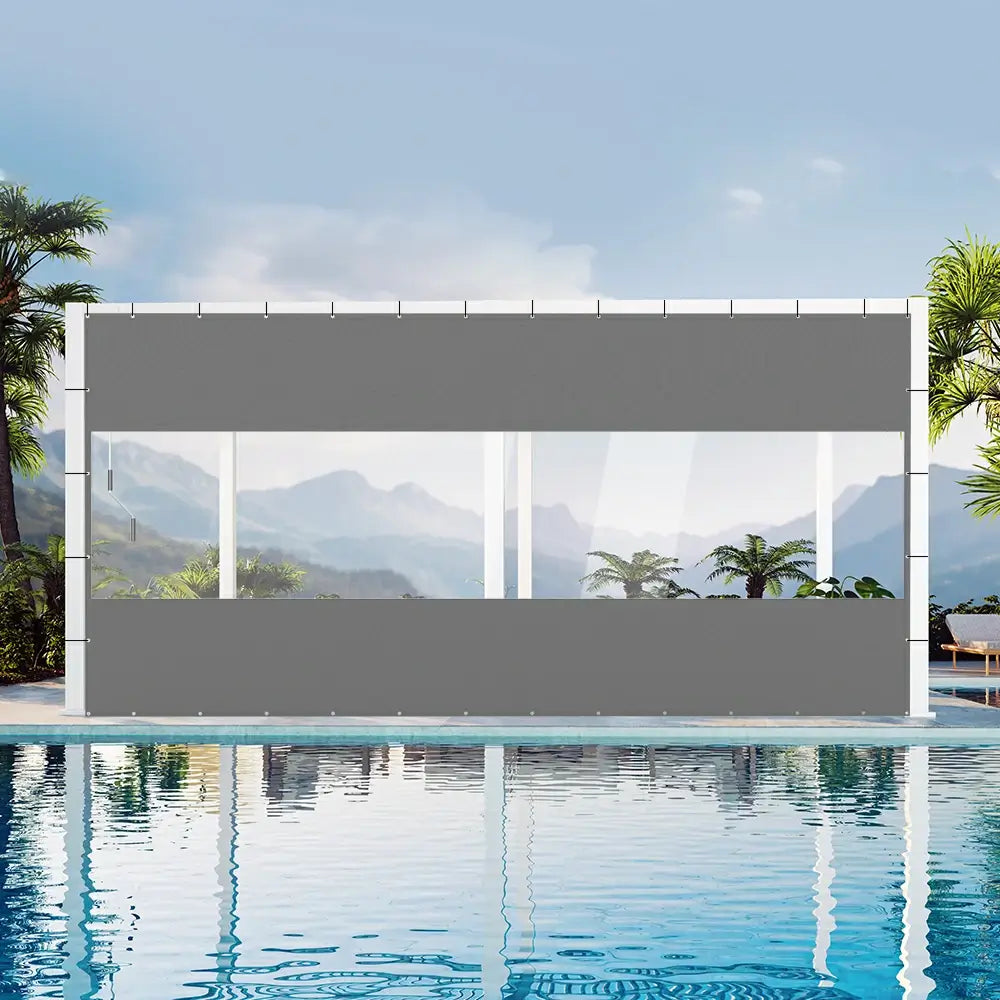 Domi Outdoor Living Outdoor Curtains#Size_16'W×8'H
