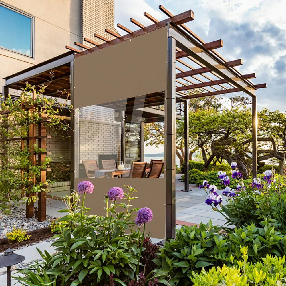 Domi Outdoor Living Outdoor Curtains#Size_7'W×10'H