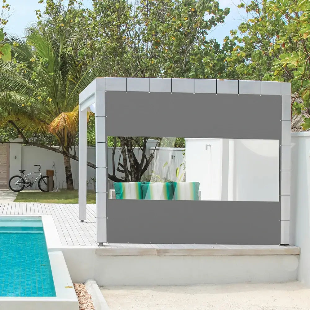 Domi Outdoor Living Outdoor Curtains#Size_8'W×10'H