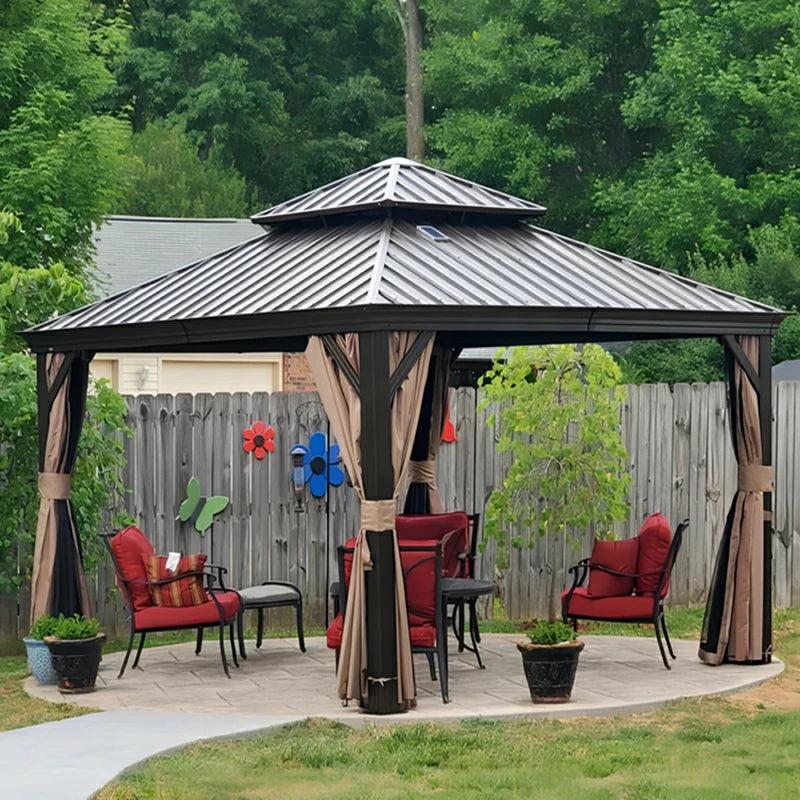 Domi Outdoor Living Hardtop Gazebo#size_12'x12'