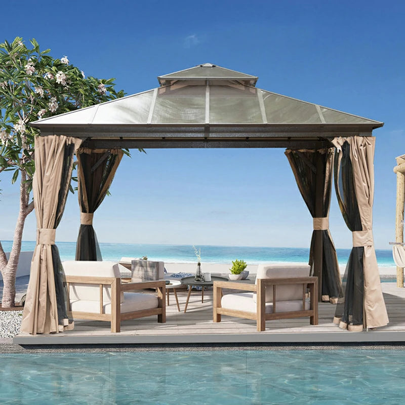 Domi outdoor living hardtop gazebo#size_12'x12'