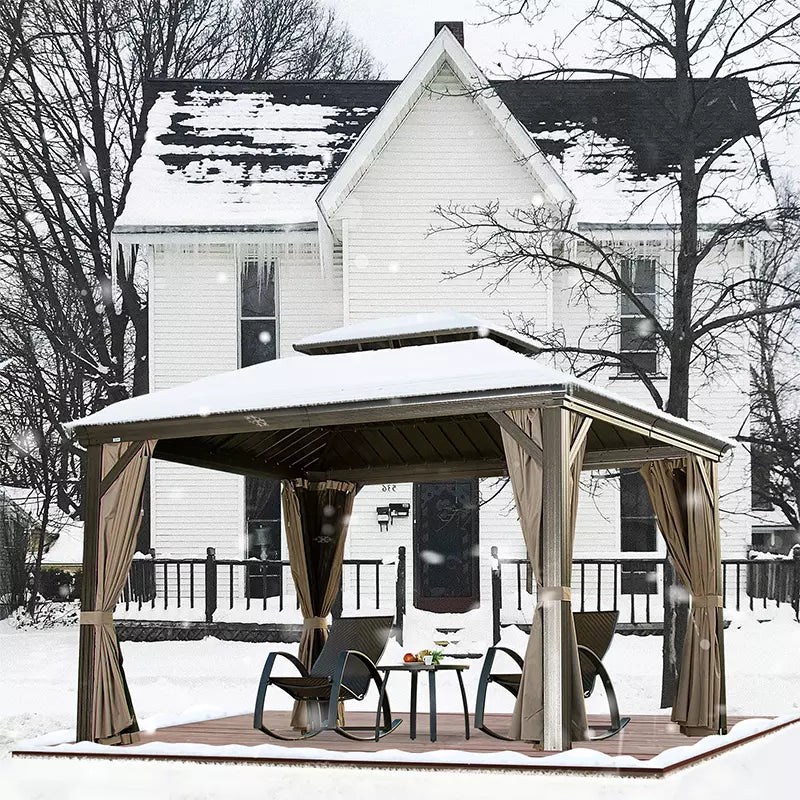 Domi Outdoor Living Hardtop Gazebo#size_10'x12'