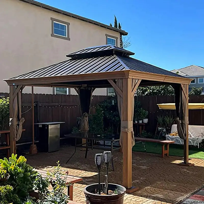 Domi Outdoor Living Hardtop Gazebo#size_10'x12'