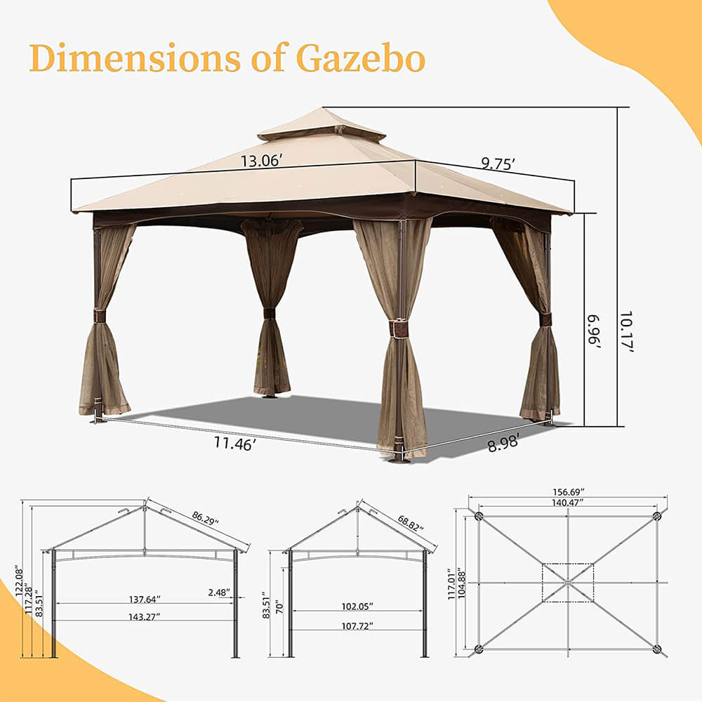 Domioutdoorliving gazebo