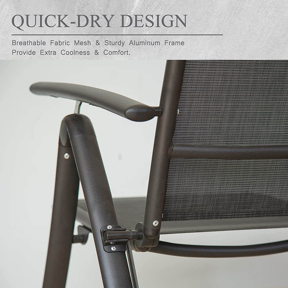 Domi outdoor living Folding Patio Chairs#material_textilene