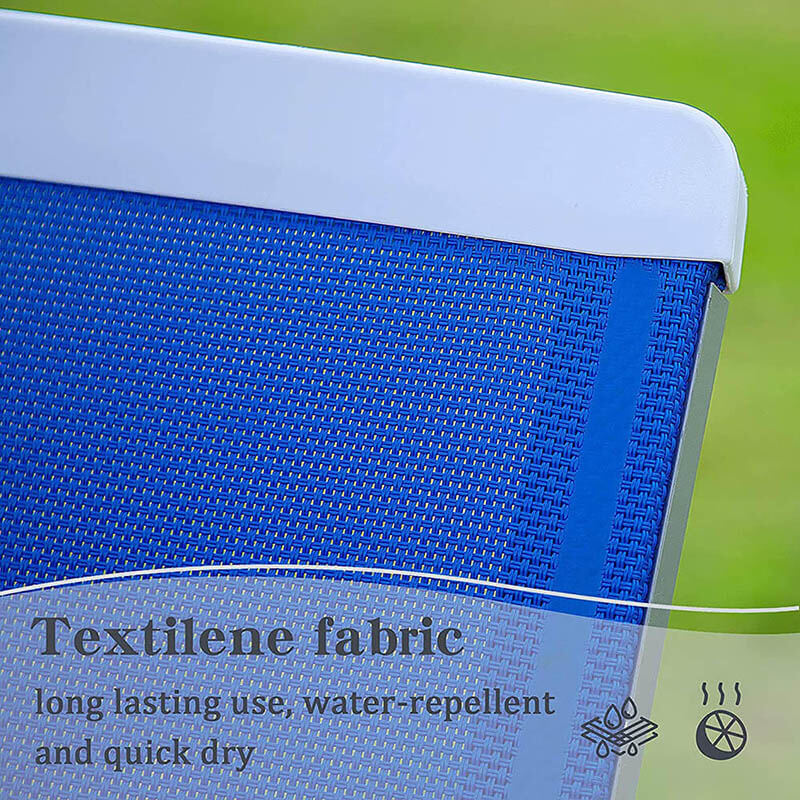 Domi Patio Chaise Lounge 3 Pcs#color_blue
