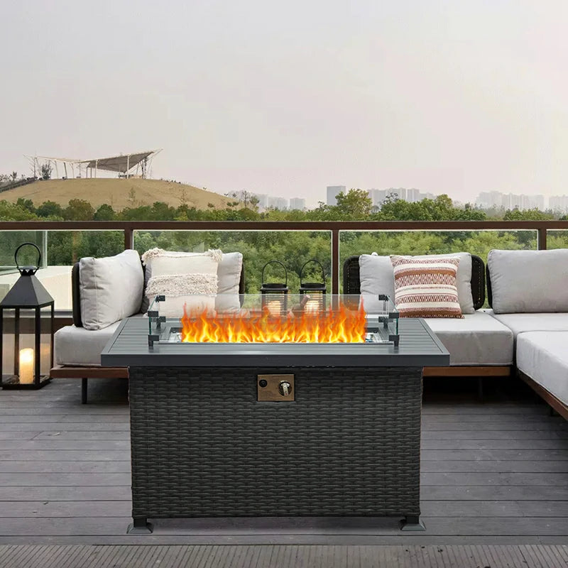 Patio Propane Fire Pit#material_aluminum