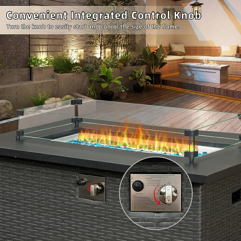 Patio Propane Fire Pit#material_steel