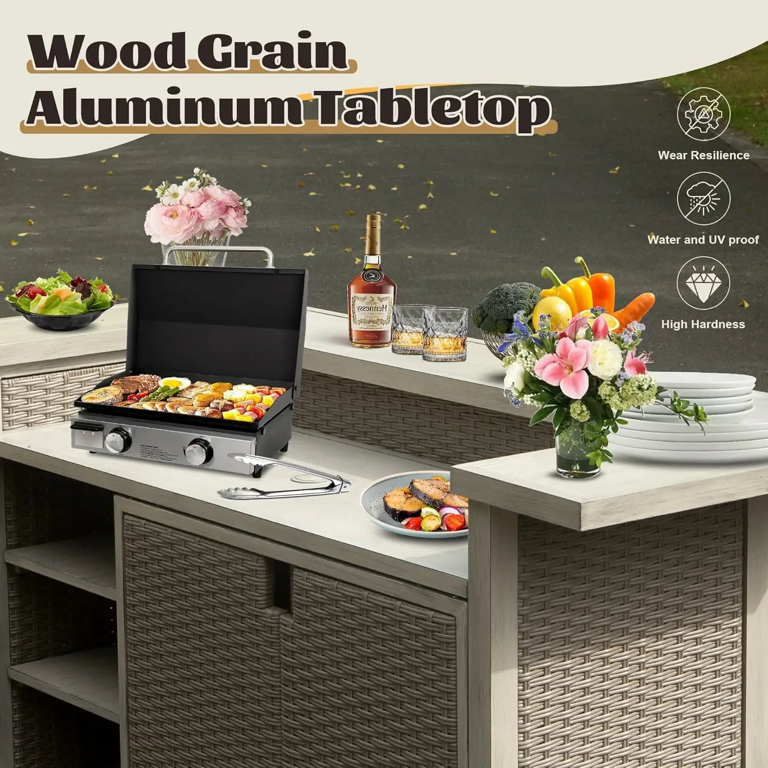 Aluminum Outdoor Bar Table#style_Bar Table