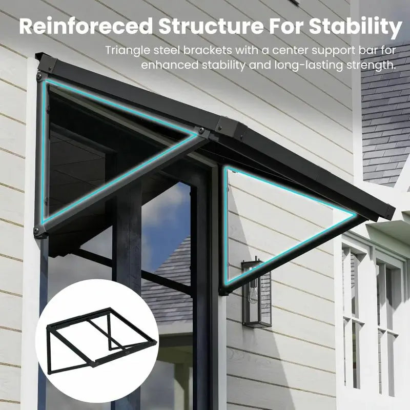 Metal Window Awnings#size_40.94" W x 24.2" D x 18.98" H