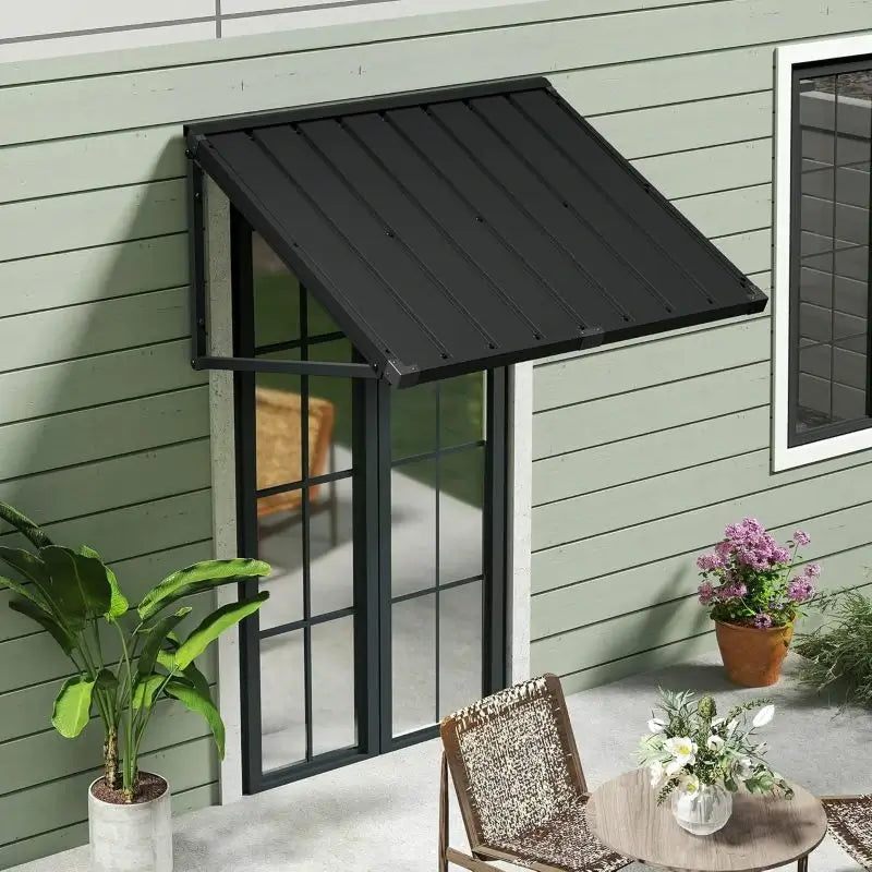 Metal Window Awnings#size_40.94" W x 36" D x 22.91" H