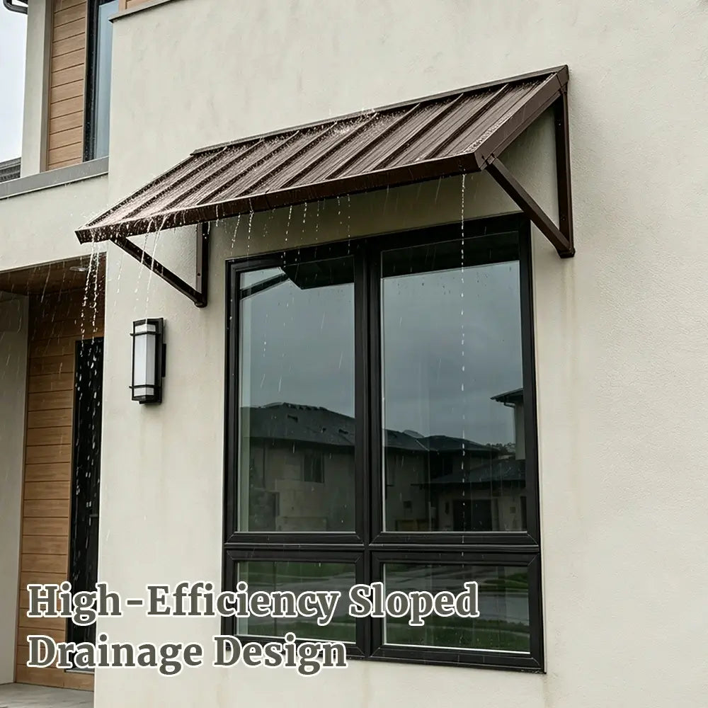 Metal Window Awnings#size_40.94" W x 24.2" D x 18.98" H