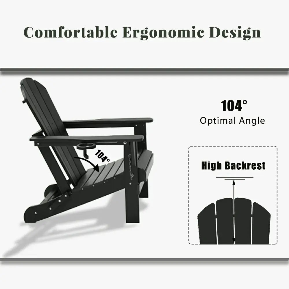 Domi Outdoor Living Adirondack Chairs#color_black