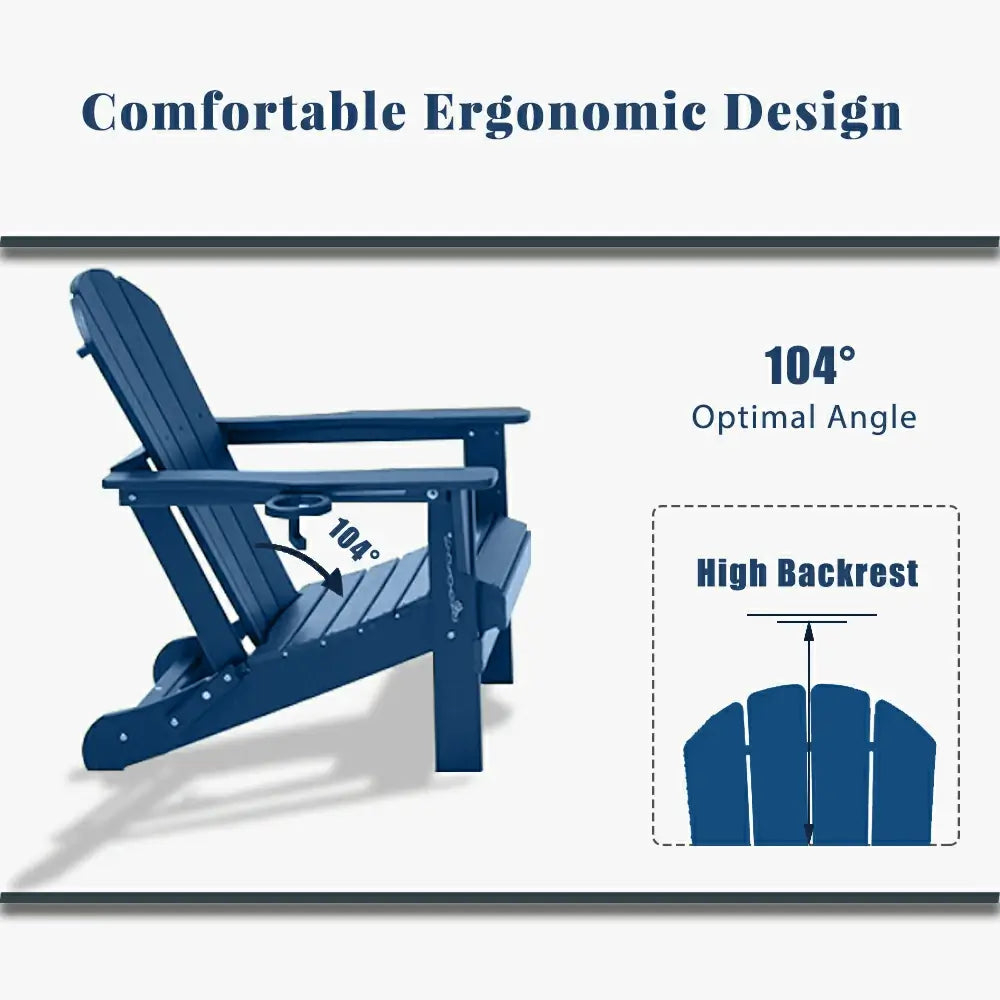 Domi Outdoor Living Adirondack Chairs#color_dark blue