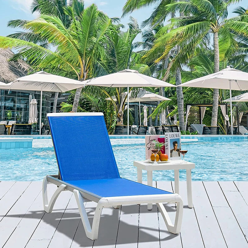 Domi Armless Outdoor Chaise Lounge#color_blue