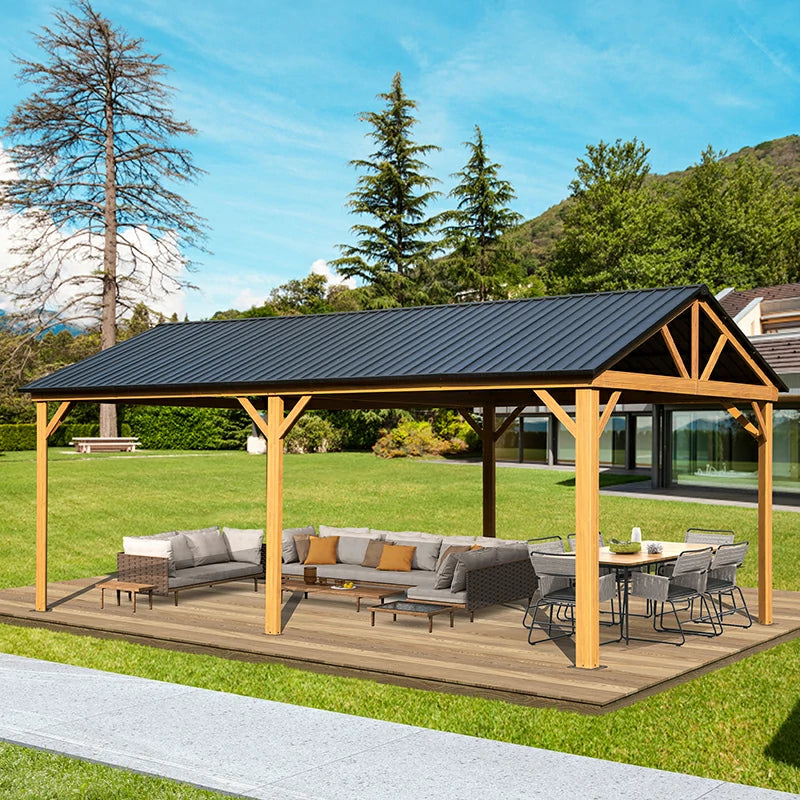 Domi Outdoor Living hardtop gazebo#size_12'x20'