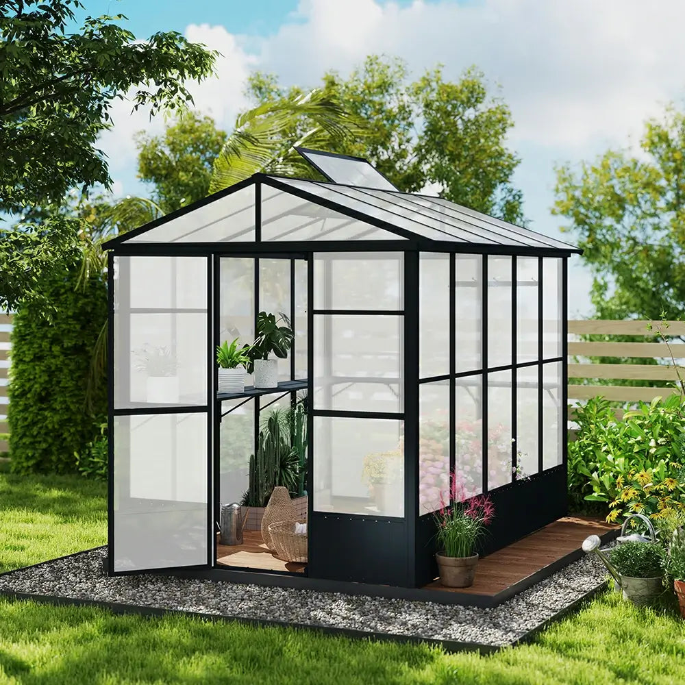 Domi Outdor Living Polycarbonate Greenhouse#size_8x10FT