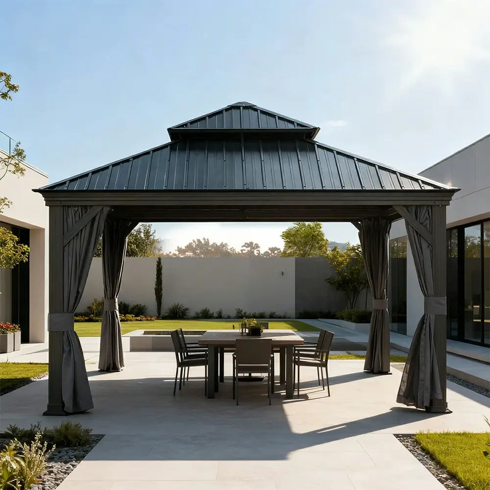 Domi outdoor living Hardtop gazebo#size_13'x13'