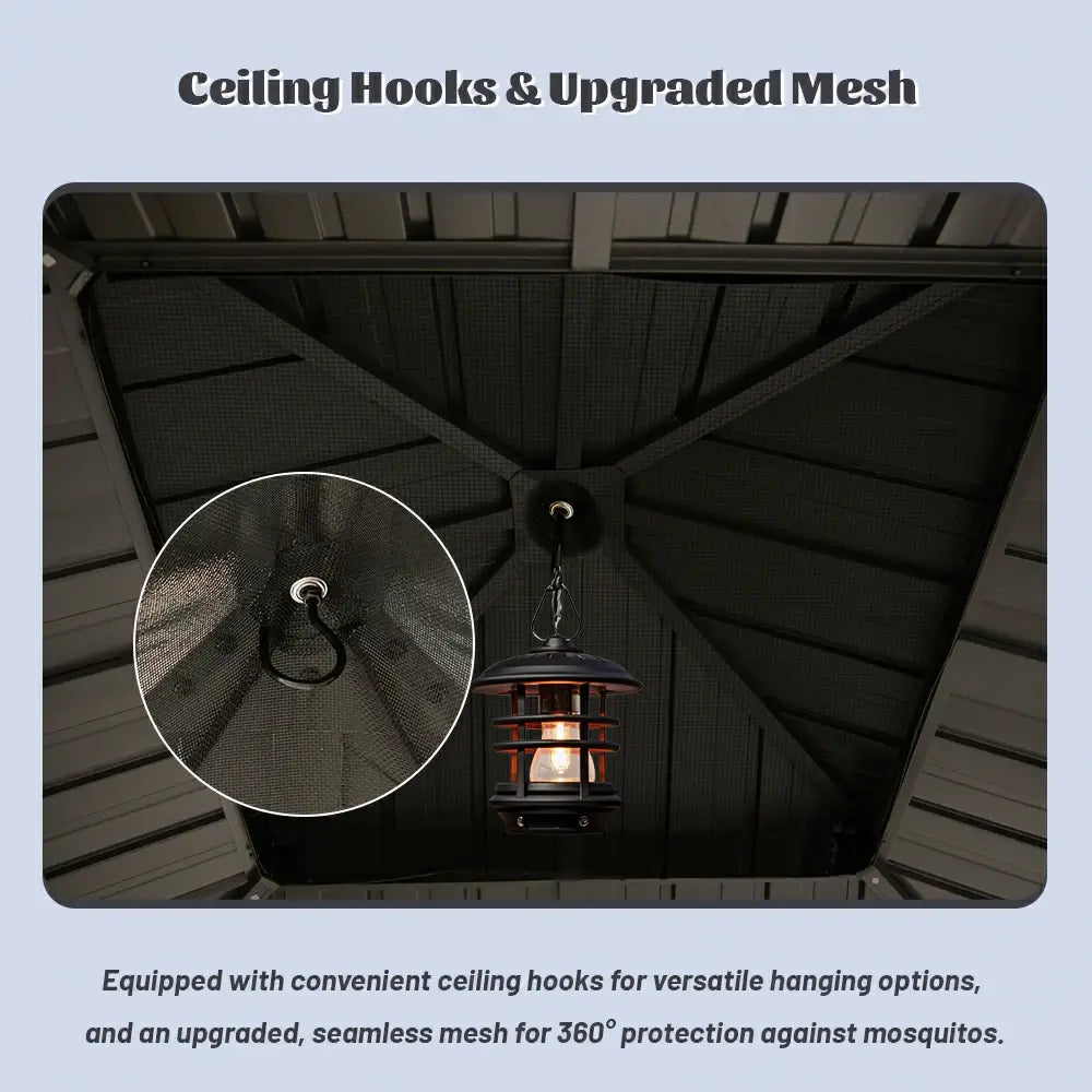 Domi outdoor living Hardtop gazebo#size_13'x13'