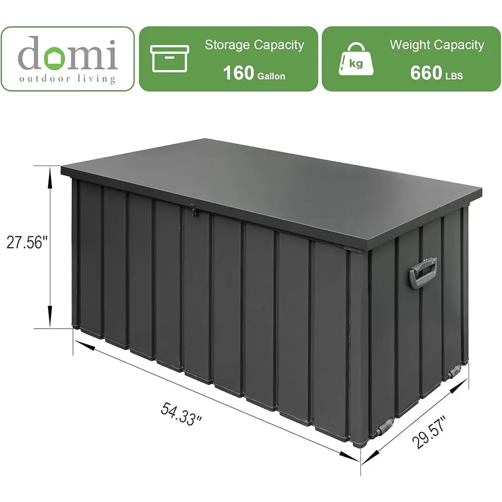 Domi Outdoor Living deck box#capacity_160 gallons