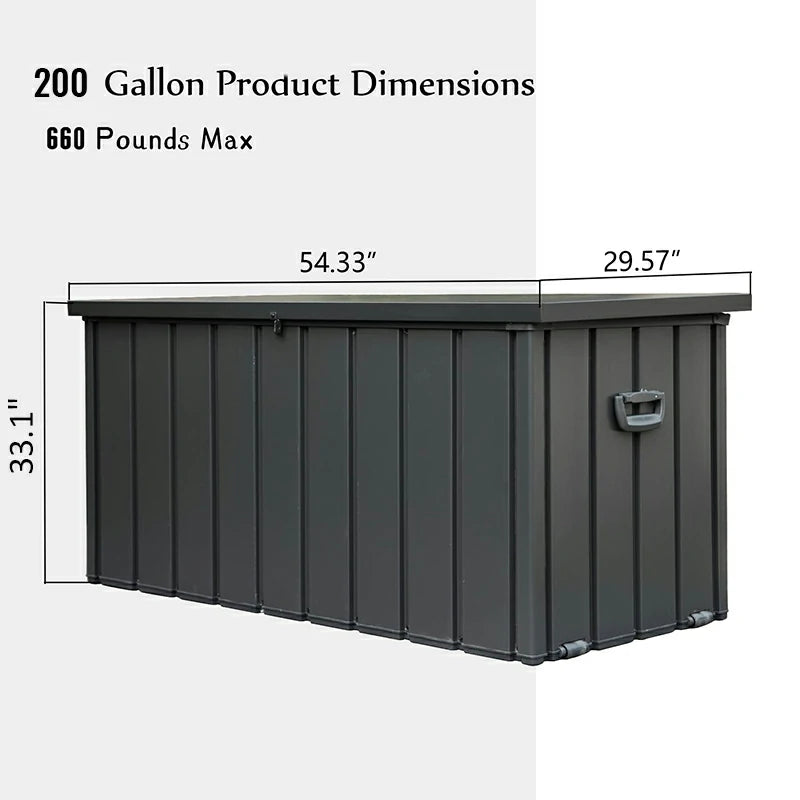 Domi Outdoor Living deck box#capacity_200 gallons