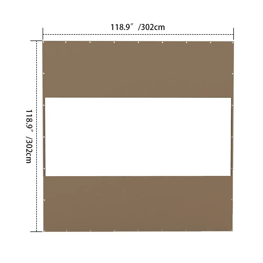 Domi Outdoor Living Outdoor Curtains#Size_10'W×10'H