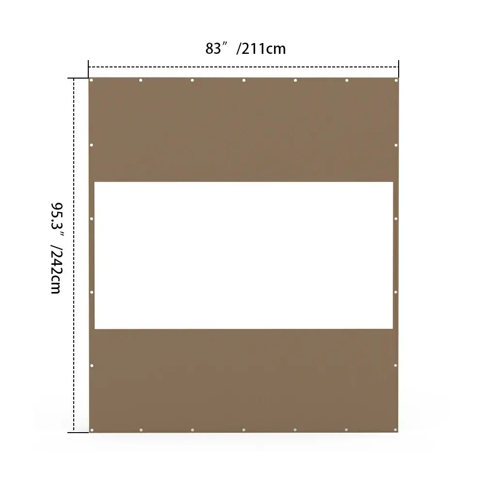 Domi Outdoor Living Outdoor Curtains#Size_7'W×8'H