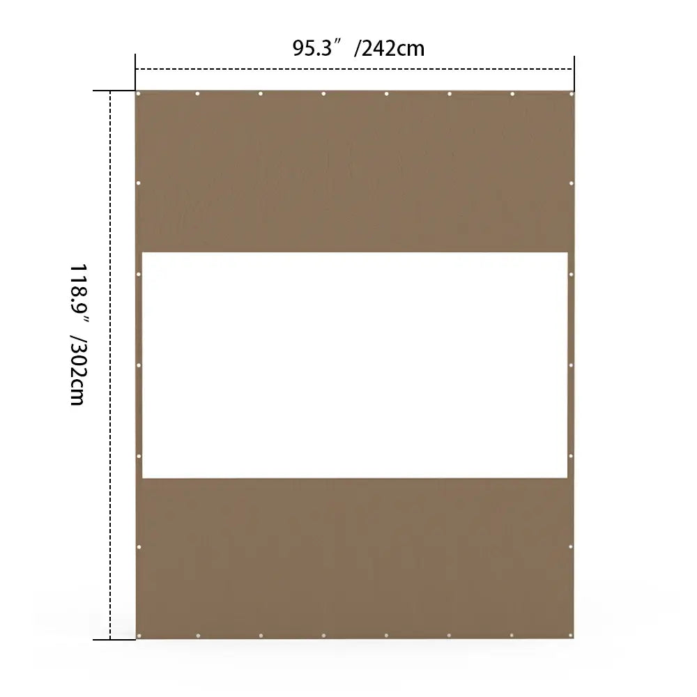 Domi Outdoor Living Outdoor Curtains#Size_8'W×10'H