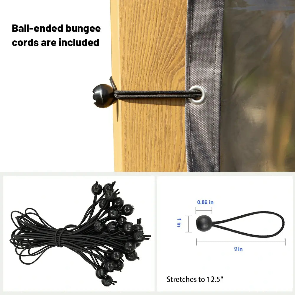 Domi Outdoor Living Outdoor Curtains#Size_8'W×10'H