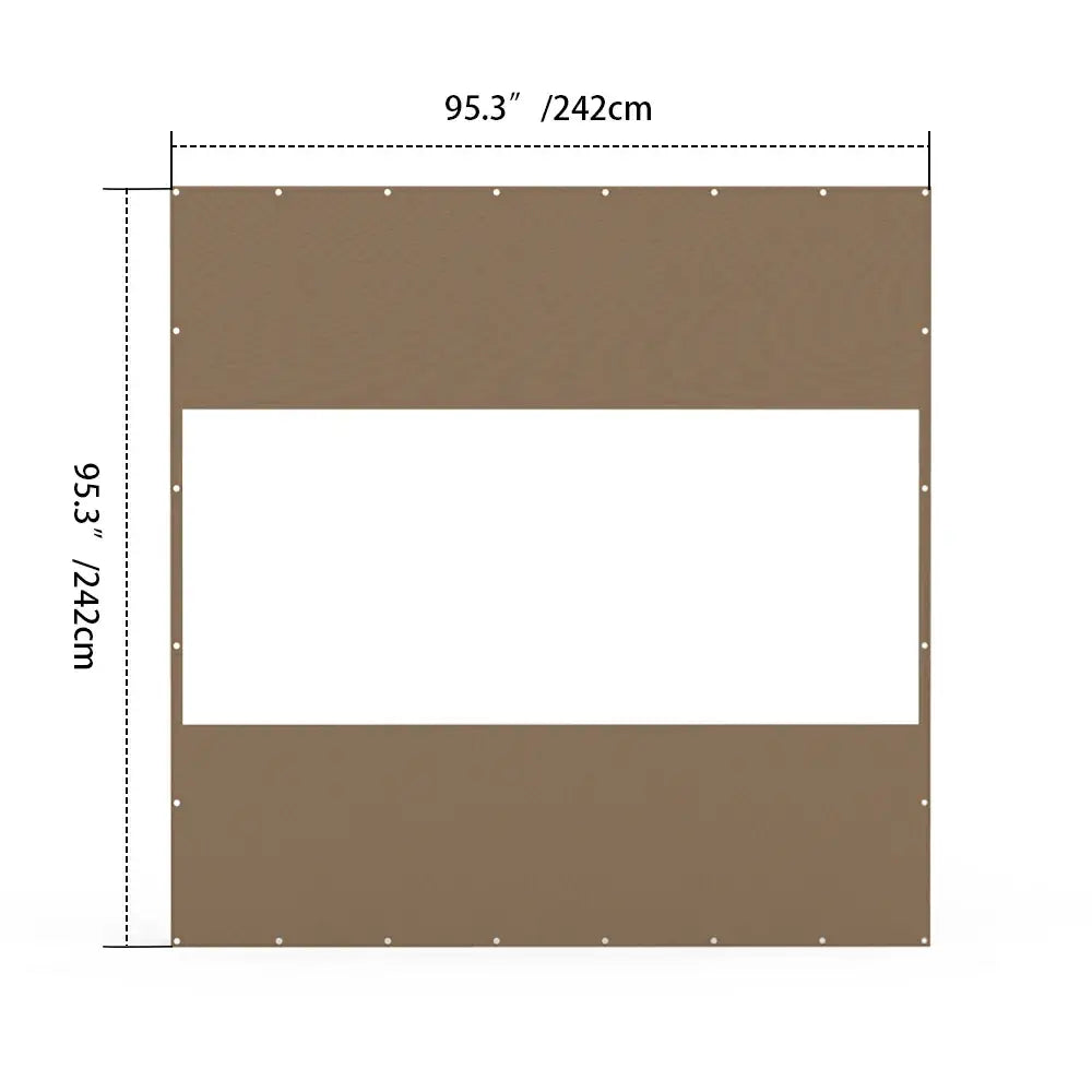 Domi Outdoor Living Outdoor Curtains#Size_8'W×8'H