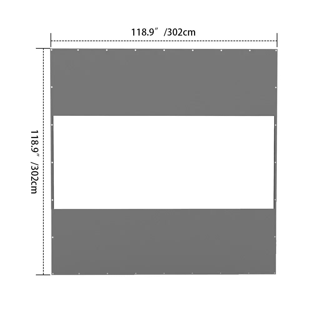 Domi Outdoor Living Outdoor Curtains#Size_10'W×10'H