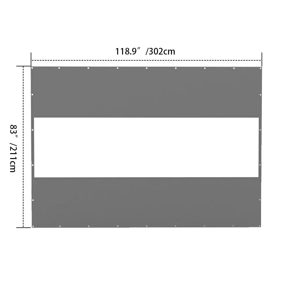 Domi Outdoor Living Outdoor Curtains#Size_10'W×7'H